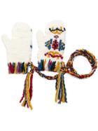 Etro Tassel Detail Knitted Gloves - White