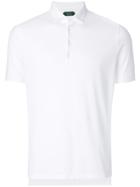 Zanone Slim Fit Polo - White