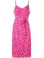 Hvn Line Of Hearts Dress - Pink