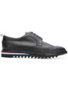 Thom Browne Pebbled Saw Sole Brogues - Black