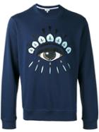 Kenzo - Eye Sweatshirt - Men - Cotton - Xxl, Blue, Cotton