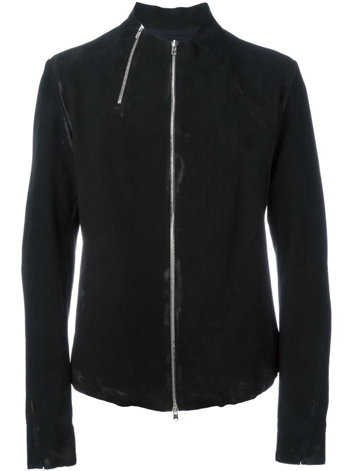 Lost & Found Ria Dunn Double Zip Up Biker Jacket - Black