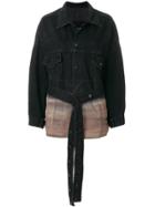 Marcelo Burlon County Of Milan Gradient Denim Jacket - Black