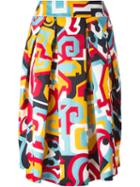Dsquared2 Abstract Print Skirt