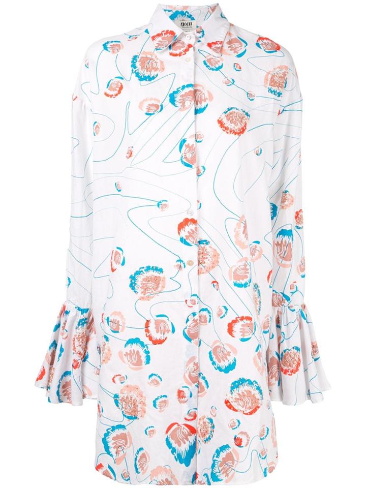 All Things Mochi Floral Print Shirt - White