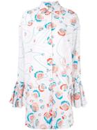 All Things Mochi Floral Print Shirt - White