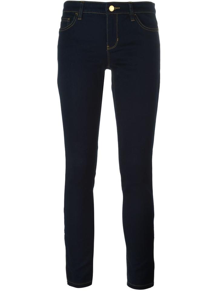 Michael Michael Kors Skinny Jeans, Women's, Size: 8, Blue, Cotton/polyester/spandex/elastane
