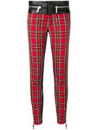 Dsquared2 Skinny Checked Trousers - Blue