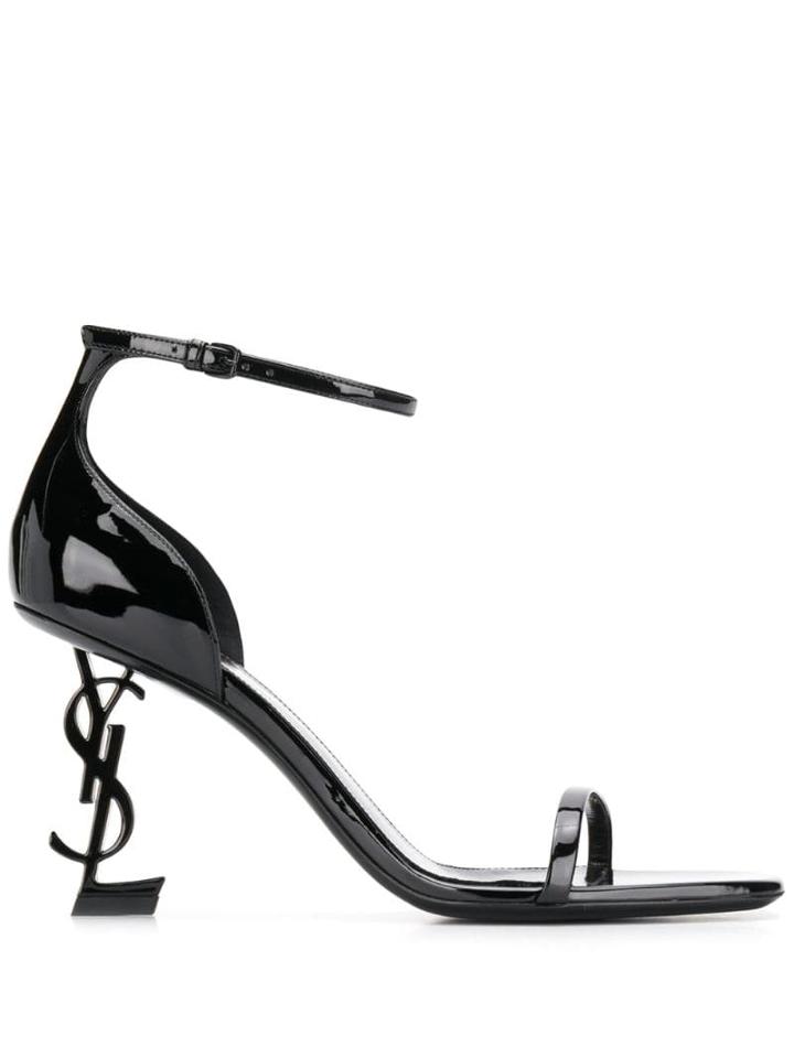Saint Laurent Opyum 85 Sandals - Black