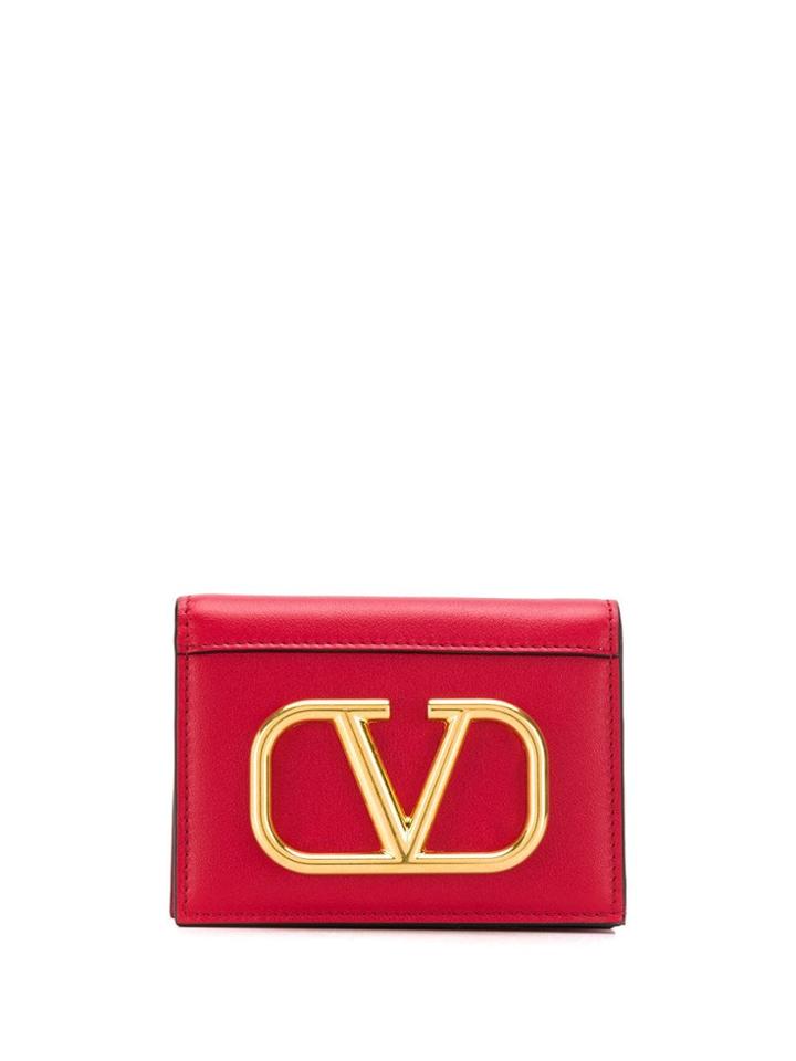 Valentino Valentino Garavani R-ring Wallet - Red