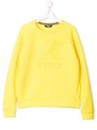 K Way Kids Teen Logo Sweatshirt - Yellow