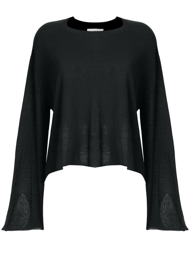 Iro Cropped Sweater - Black