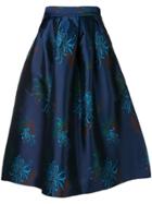 P.a.r.o.s.h. High-waisted Full Skirt - Blue