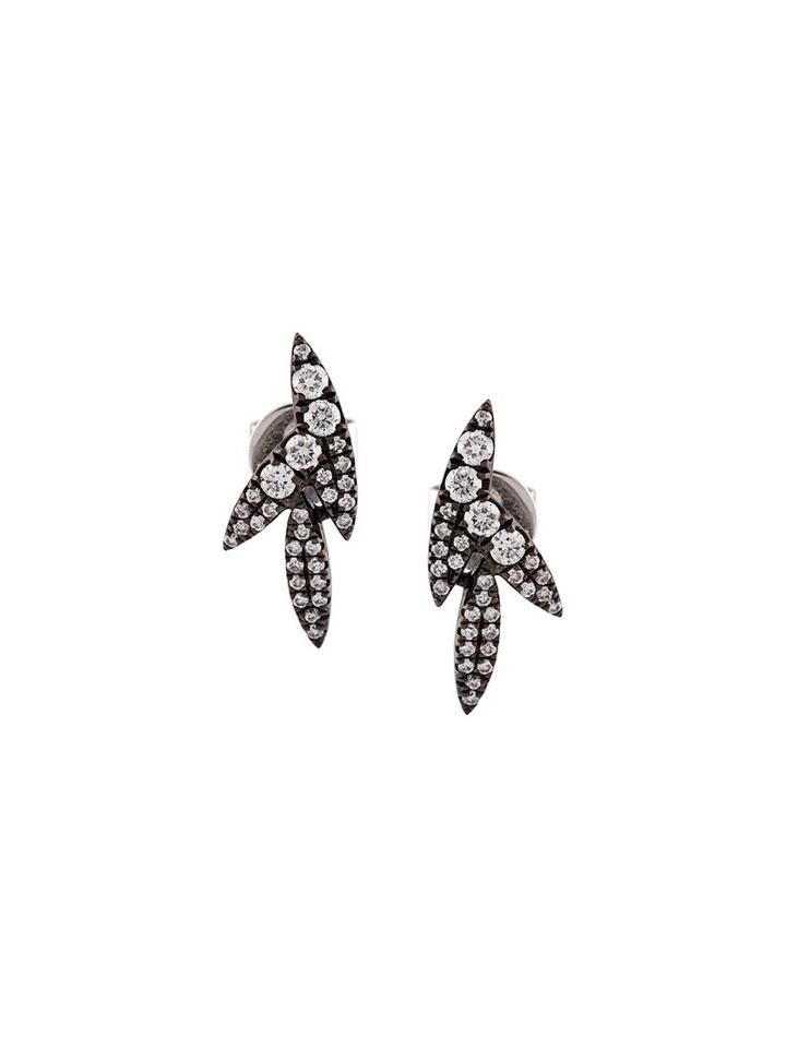 As29 'bamboo' Earrings, Women's, Metallic