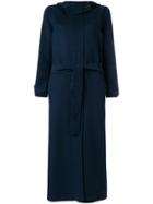 's Max Mara Long Coat - Blue