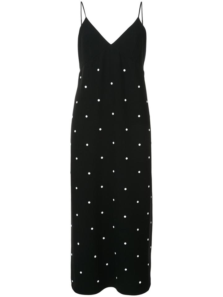 Tibi Polka Dot Dress - Black