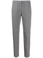 Tommy Hilfiger Checked Slim Fit Trousers - Grey