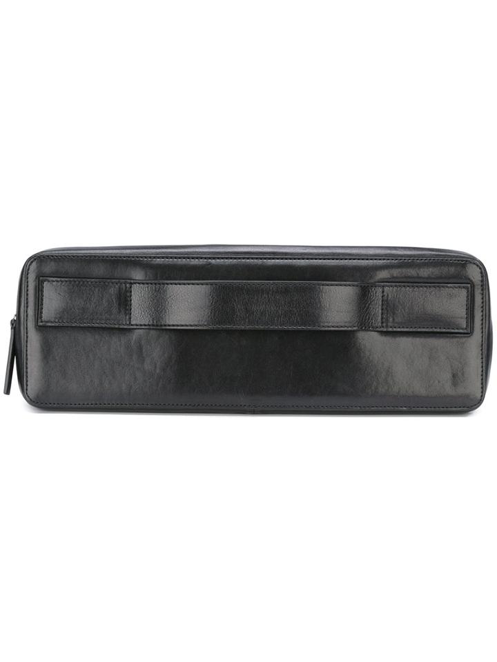 Ann Demeulemeester Slim Rectangular Clutch, Women's, Black