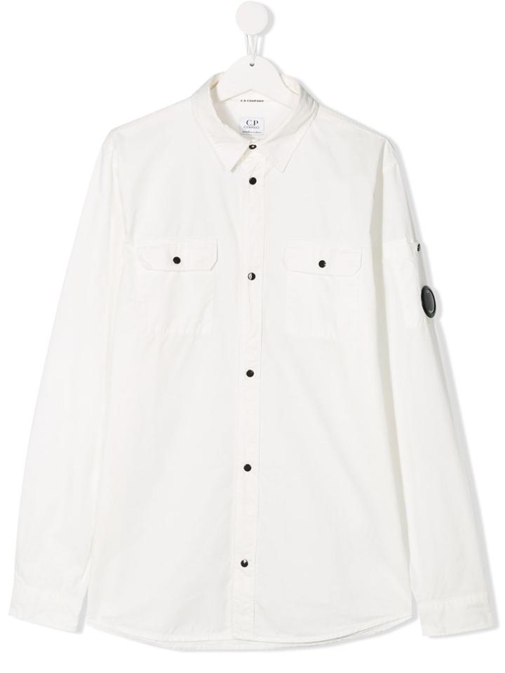 Cp Company Kids Cp Company Kids 07cksh040c002824gt 103 White Gauze