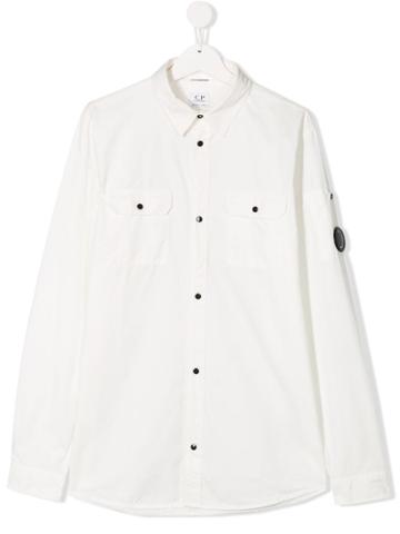 Cp Company Kids Cp Company Kids 07cksh040c002824gt 103 White Gauze