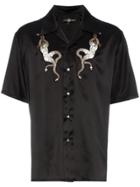 Edward Crutchley Ed Crtch Frnt Emb Ss Shrt Blk - Unavailable