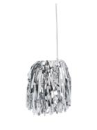 Off-white Fringed Bucket Bag - Silver