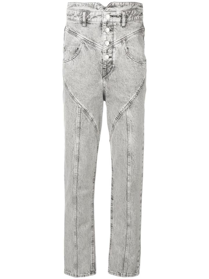 Isabel Marant High Waisted Jeans - Grey