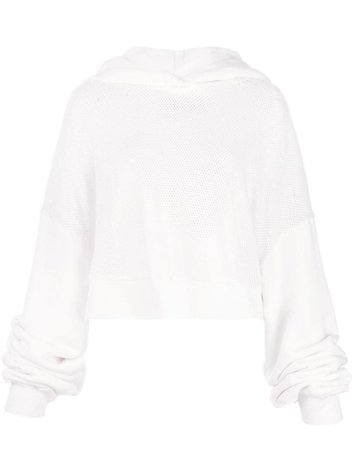 Amiri Mesh Hoodie - White