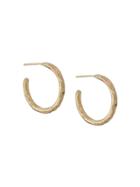 Ellis Mhairi Cameron 14kt Yellow Gold Xxvi Diamond Hoops