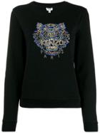 Kenzo Tiger Hand-embroidered Sweatshirt - Black
