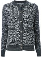 Anrealage 'snow Noise Chanel' Cardigan, Women's, Size: 38, Grey, Wool