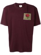 Kent & Curwen Embroidered Flower T-shirt - Purple