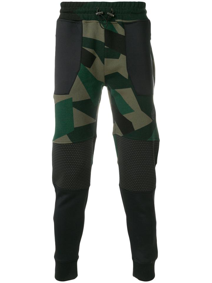 Hydrogen Camouflage Print Track Pants - Green