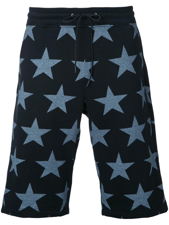Guild Prime Stars Print Shorts, Men's, Size: 1, Black, Cotton