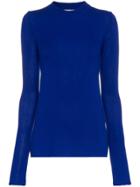 Marques'almeida Slim Fit Stretch Knit Top - Blue