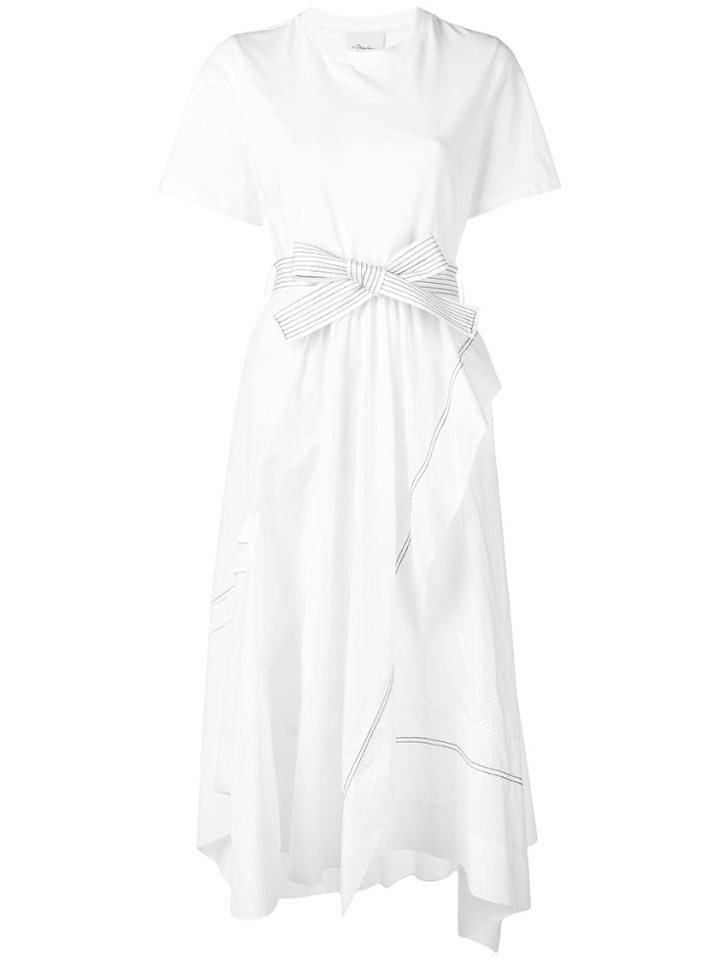 3.1 Phillip Lim Belted T-shirt Dress - White