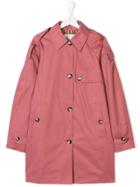 Burberry Kids Swing Trench - Pink & Purple