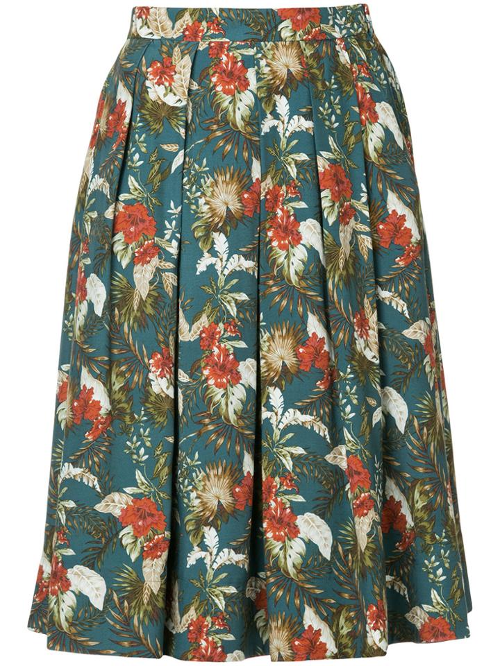 Loveless Floral Flared Skirt - Multicolour