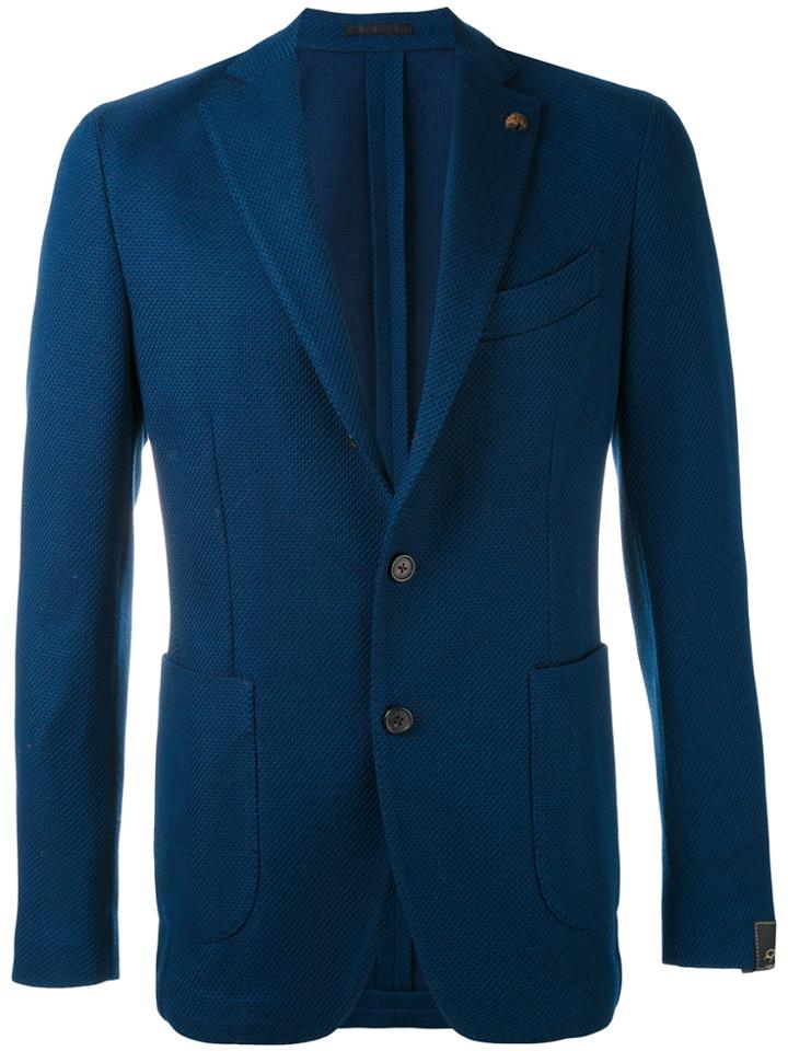 Gabriele Pasini Patch Pockets Blazer - Blue