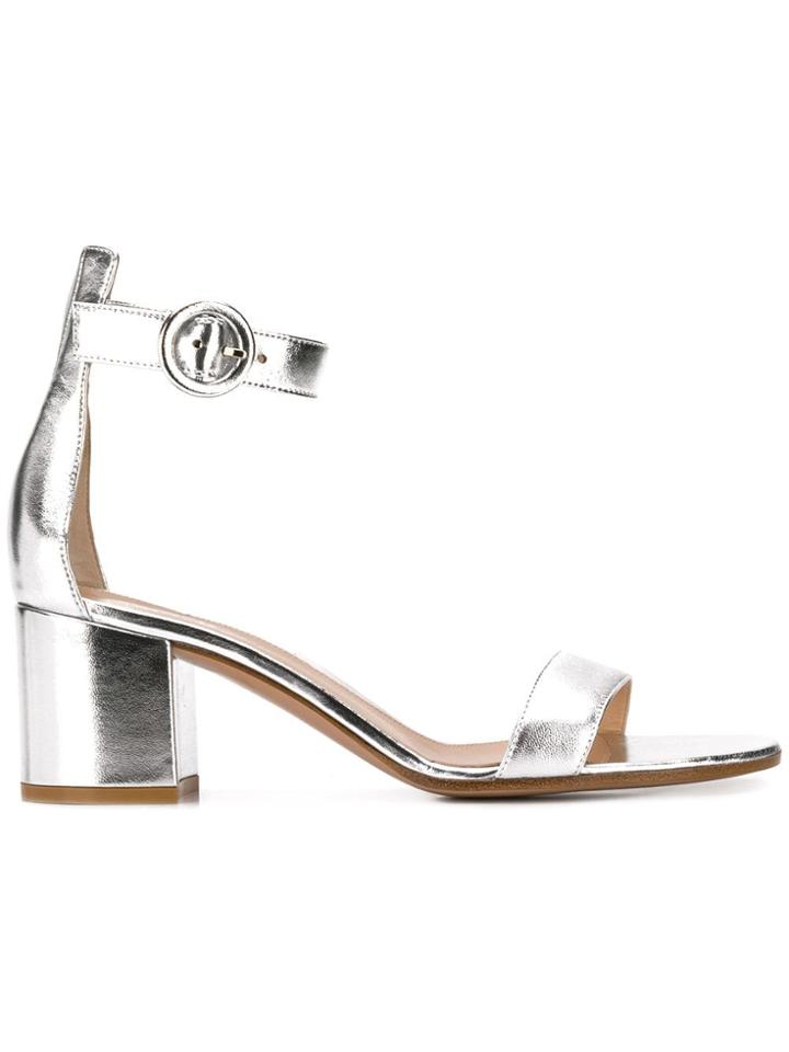 Gianvito Rossi Versilia Sandals - Silver