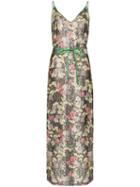 One Vintage Floral Print Maxi-dress - Multicolour