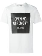 Opening Ceremony Logo Print T-shirt, Men's, Size: Small, White, Cotton