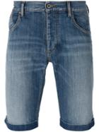Armani Jeans - Slim-fit Denim Shorts - Men - Cotton/spandex/elastane - 50, Blue, Cotton/spandex/elastane