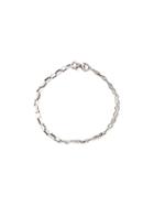 Title Of Work Double Chain Bracelet, Adult Unisex, Metallic