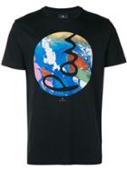Ps By Paul Smith Marbled Graphic T-shirt - Black