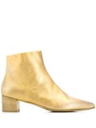 Marsèll Pointed Ankle Boots - Gold