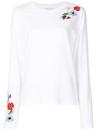 Sonia Rykiel Floral Embroidered Top - White