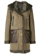Cara Mila Kiera Shearling Coat - Grey