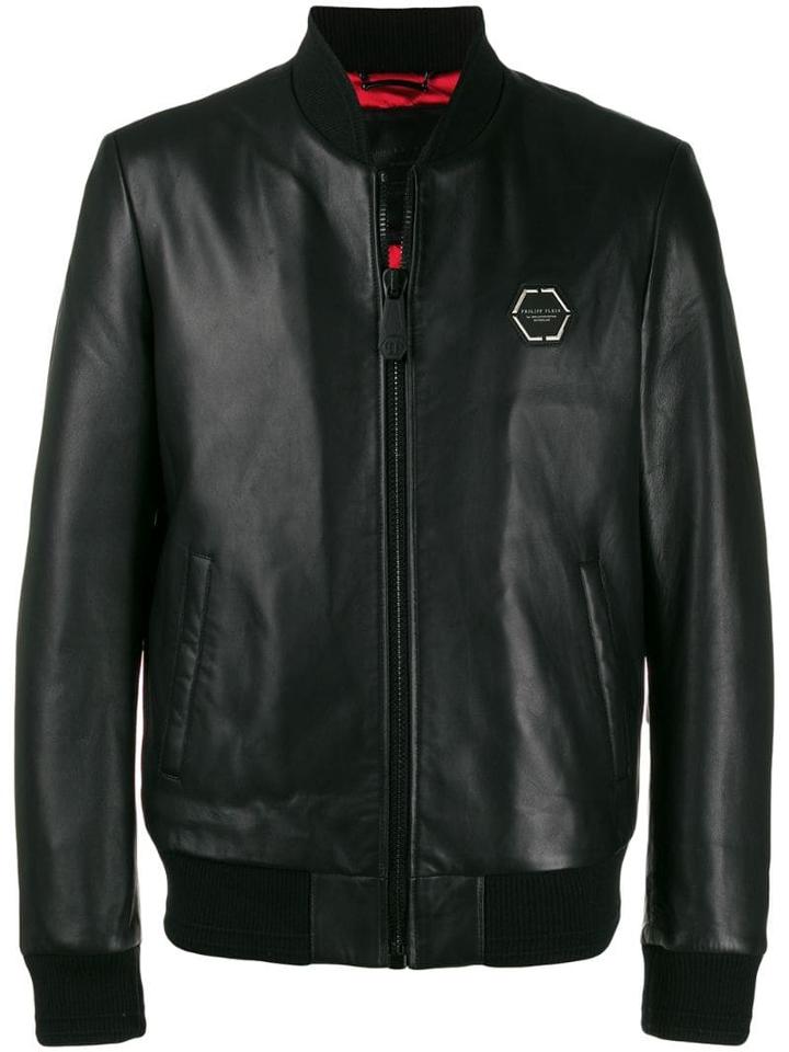 Philipp Plein Space Plein Bomber Jacket - Black