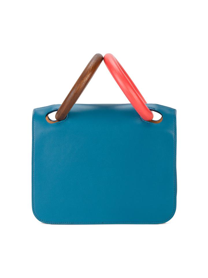 Roksanda Neneh Bamboo Handle Bag - Blue